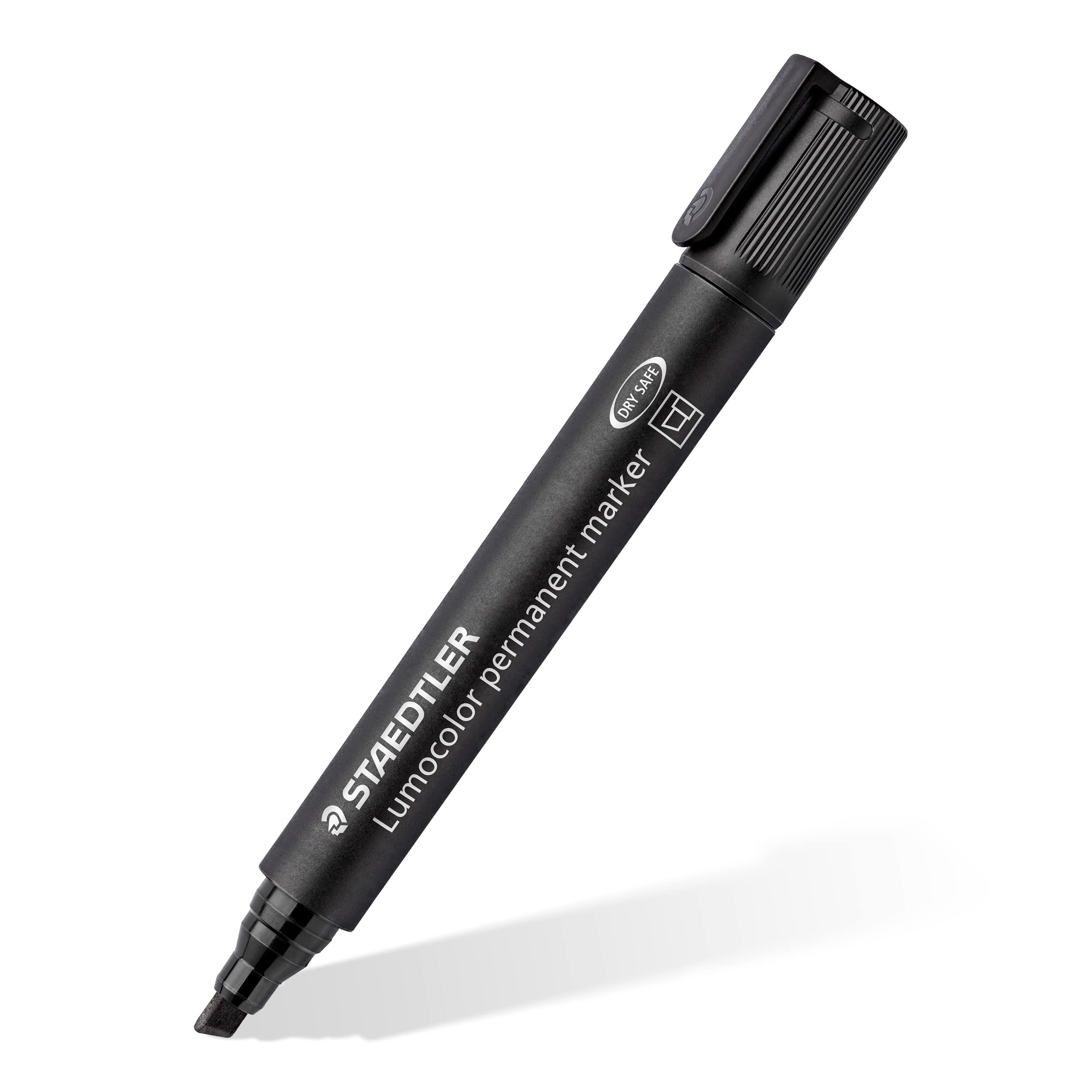 staedtler-lumocolor-352-pennarello-indelebile-nero-punta-a-scalpello-2-5-mm image 2