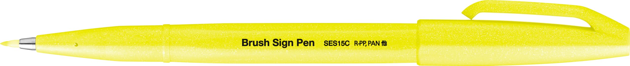pentel-brush-sign-pen-ses15c-fluo-punta-flessibile-3-colori-fluorescenti image 7
